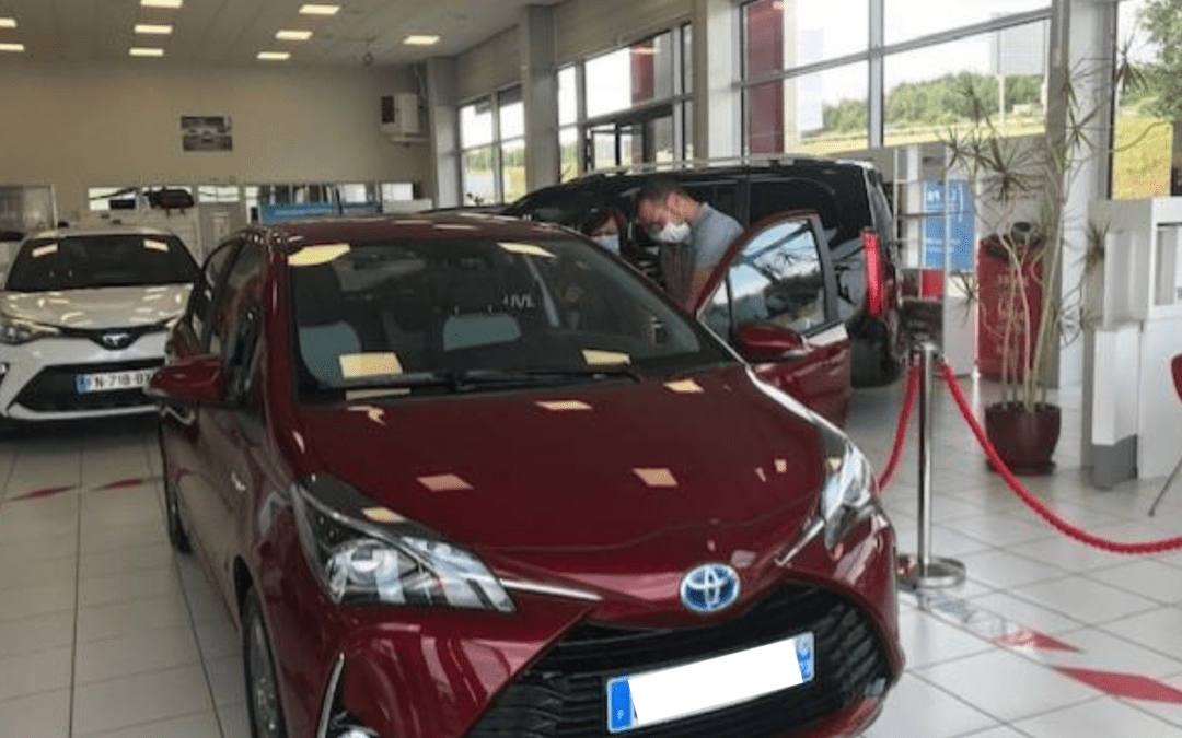 Livraison d’une Toyota Yaris neuve à Guéret !