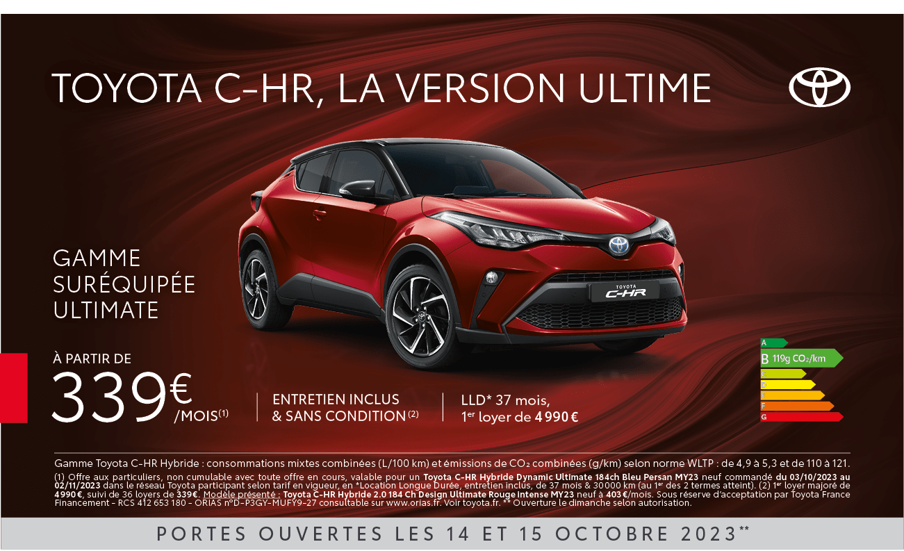 Journées portes ouvertes utilitaires Toyota Groupe Lavaud